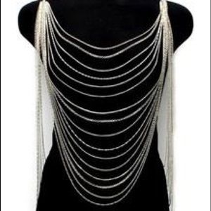 Silver Body Chain